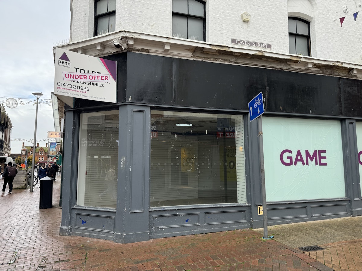 The former GAME store on Tavern Street is under offer